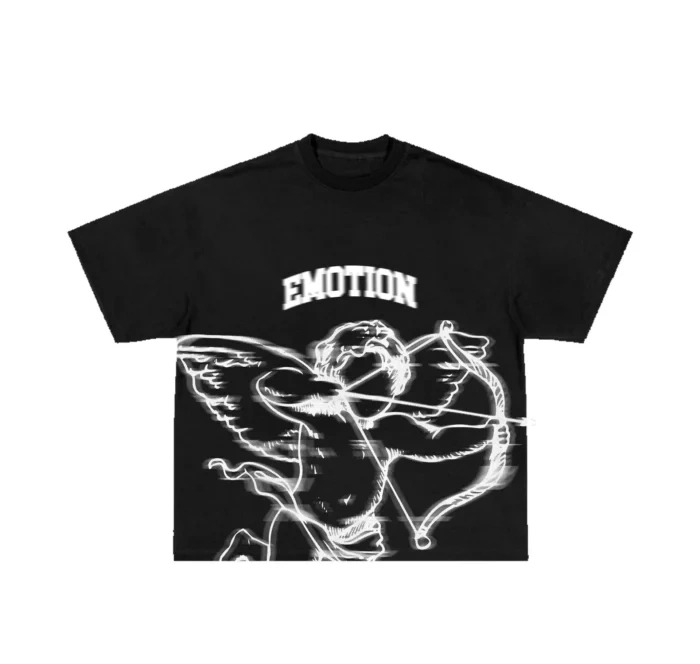 Mixed Emotions Blur Black Shirt