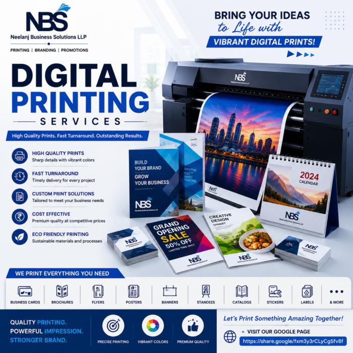 Neelanj Business Solutions LLP – Advanced Digital Printing Services for High-Quality Results