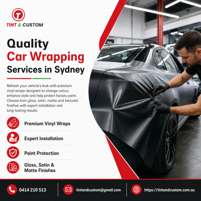 Premium Car Wrapping Services | Tint & Custom