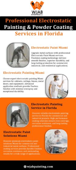 Professional Electrostatic Painting & Powder Coating Serices in Florida