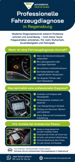 Professionelle Fahrzeugdiagnose Regensburg mit moderner Diagnosetechnik
