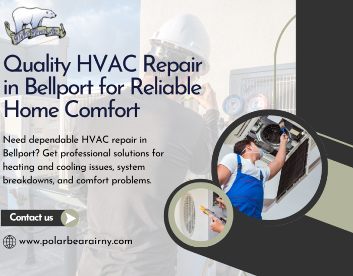 Trusted HVAC Repair Bellport Experts by Polar Bear Air NY
