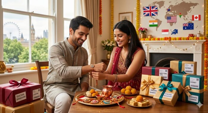 Send Rakhi to Singapore with UK Gifts Portal