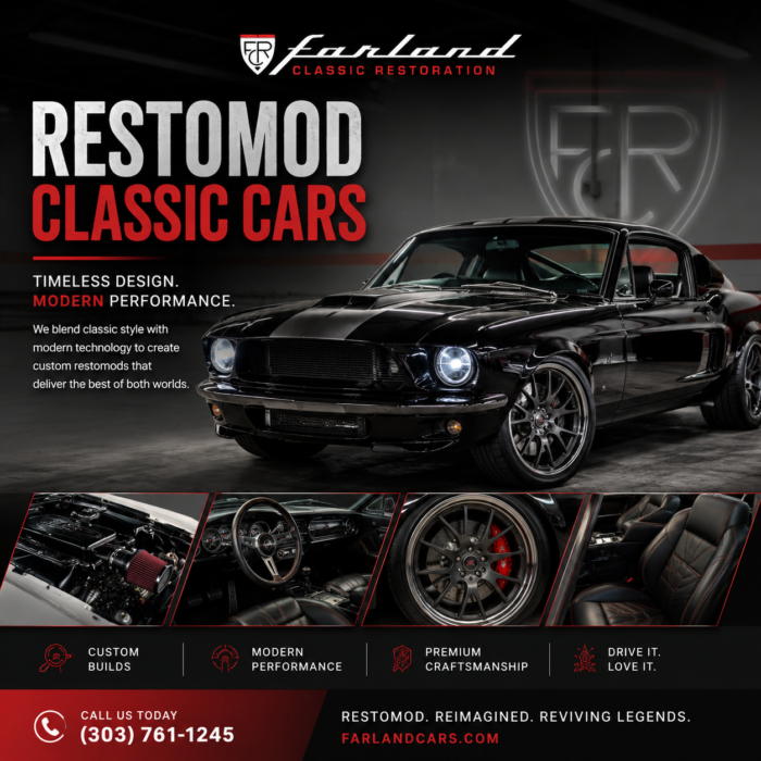 Restomod Classic Cars: Where Timeless Style Meets Modern Performance