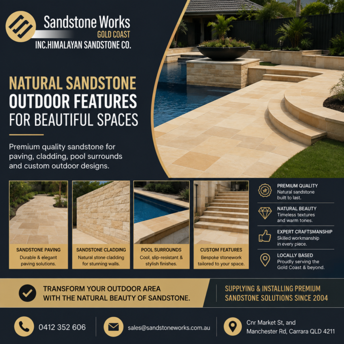 Sandstone Works – Natural Stone Outdoor Features