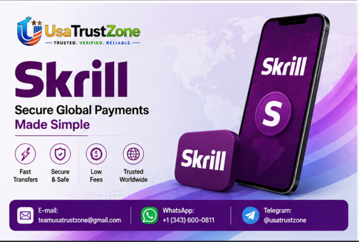 Buy Verified Skrill Accounts-100% Active Best Accounts