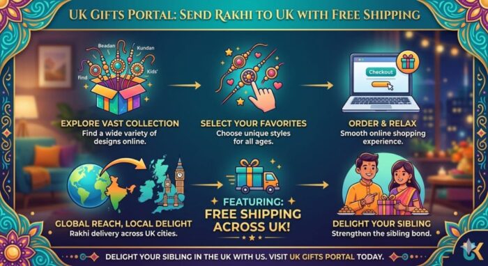 Send Rakhi to UK with UK Gifts Portal