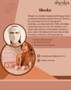 Professional LED Skincare Device for Clear Skin by Sheskn