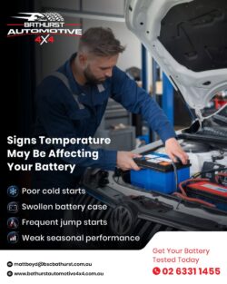 Signs Temperature May Be Affecting Your Battery | Bathurst Automotive 4×4