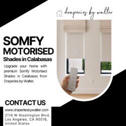 Somfy Motorised Shades in Calabasas