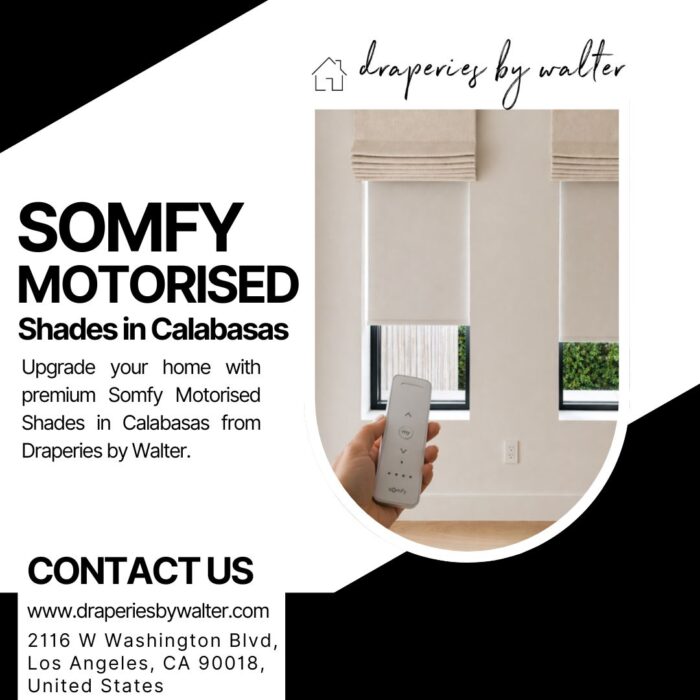 Somfy Motorised Shades in Calabasas