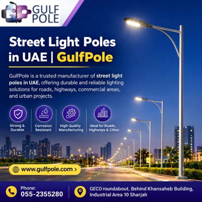 Street Light Poles in UAE | GulfPole