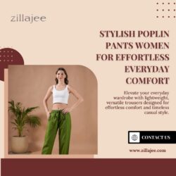 Poplin Pants Women That Blend Comfort With Timeless Style