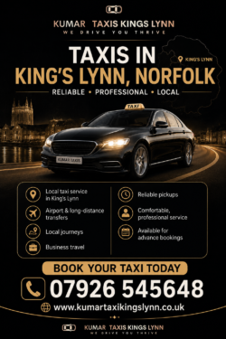 Reliable Taxis in Kings Lynn Norfolk
