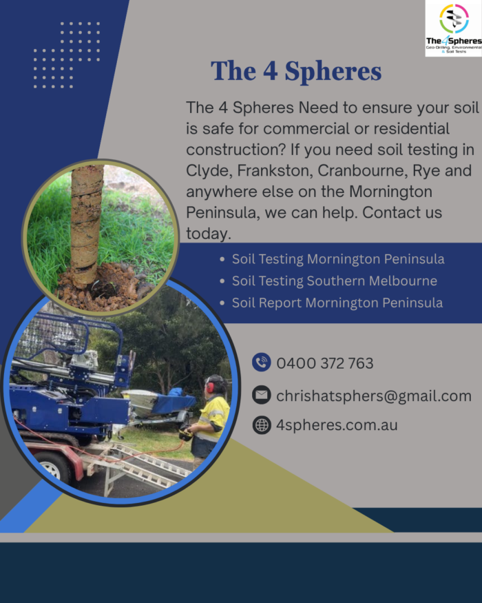 Soil Report Mornington Peninsula for Confident Building Decisions by The 4 Spheres
