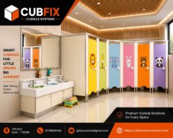 Toilet Cubicle Manufacturers in Noida | Cubfix Cubicle System