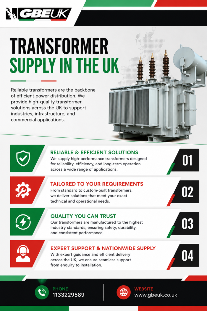 Reliable Transformer Supply in the UK for Industrial Power Solutions