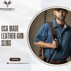 USA Made Leather Gun Sling