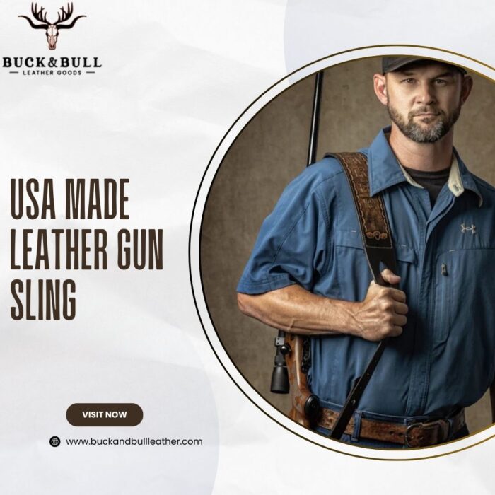 USA Made Leather Gun Sling
