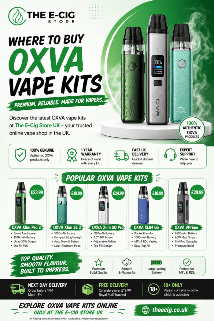 Where to Buy Oxva Vape Kits
