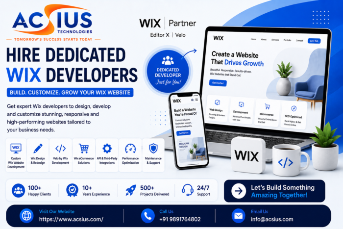 Wix Development Experts for Your Business