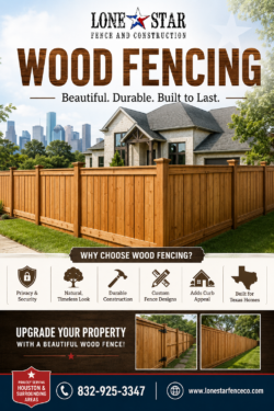 Professional Wood Fencing Services | Lone Star Fence & Construction