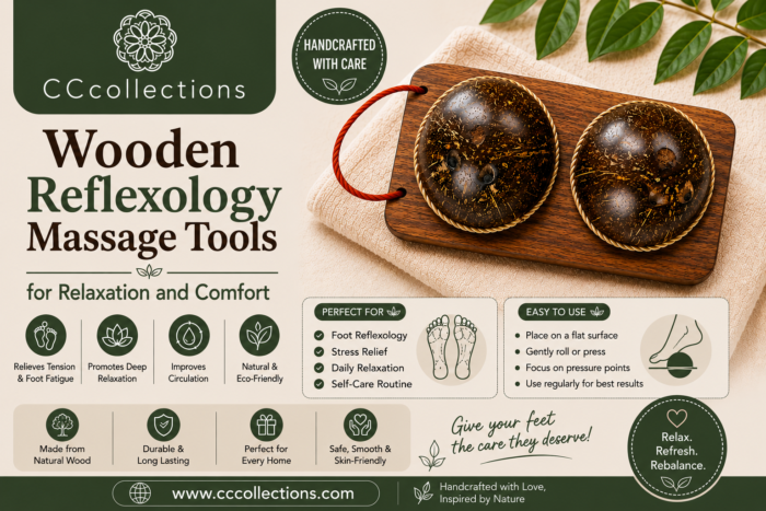 Wooden Reflexology Massage Tools for Relaxation and Comfort – CCcollections