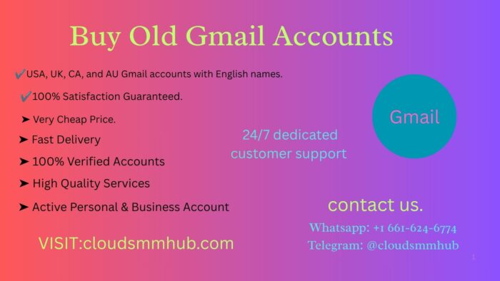 Buy Old Gmail Accounts