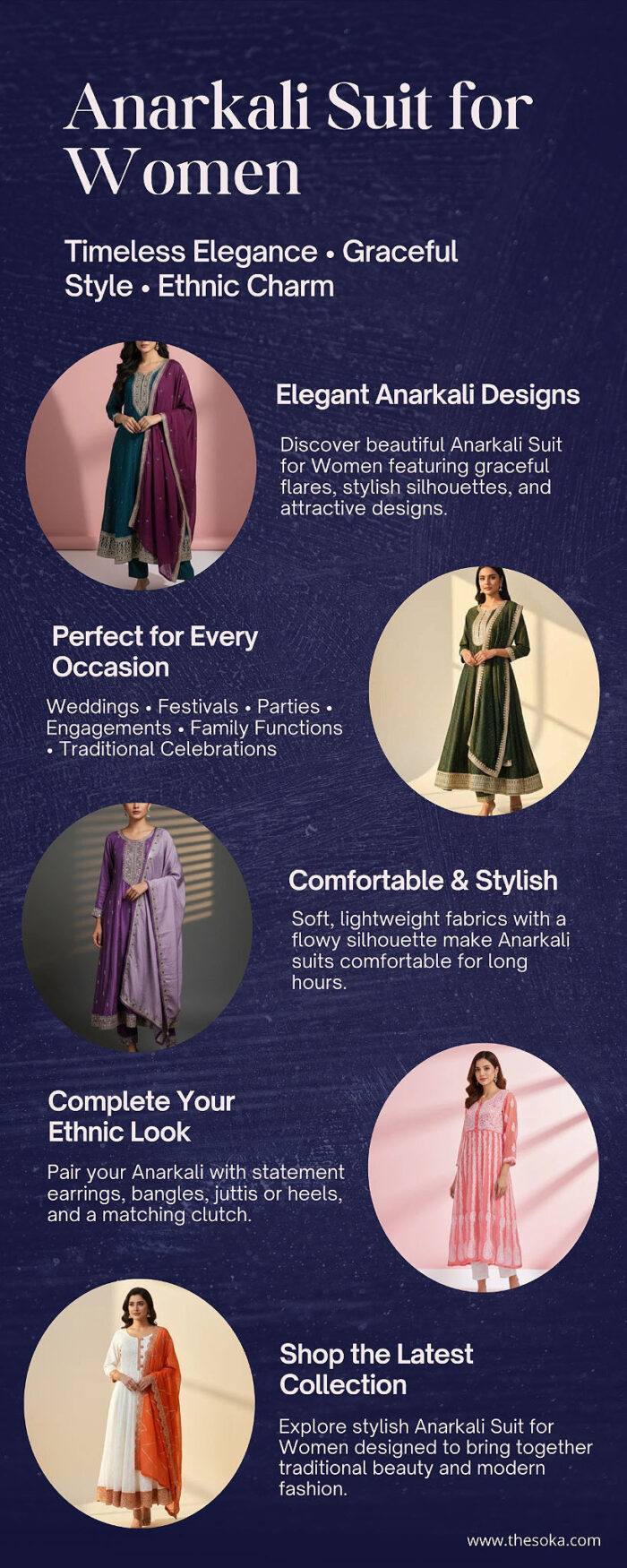anarkali suit for women