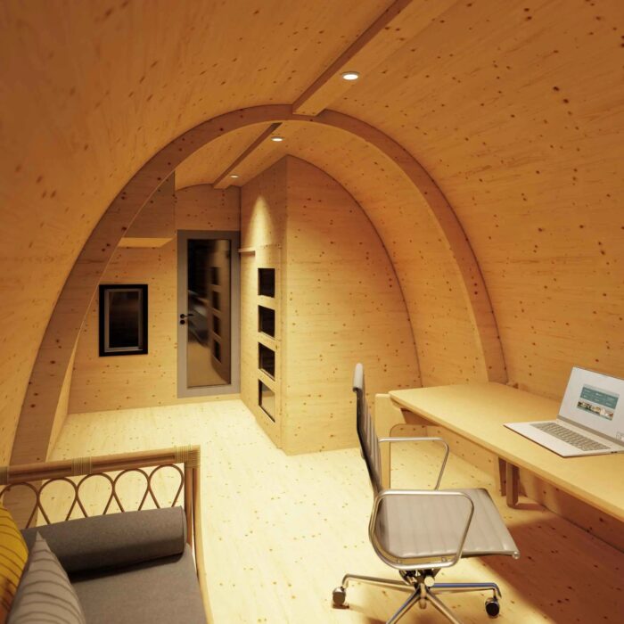 The “Twilight” Pod – Bespoke Garden Office Pod
