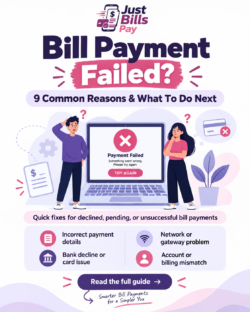 Bill Payment Failed? 9 Common Reasons & Simple Fixes To Complete Your Payment