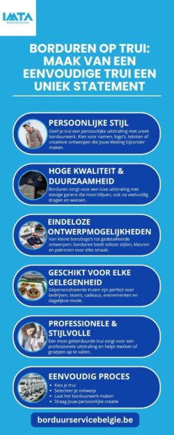 Borduren op trui maak van een eenvoudige trui een uniek statement