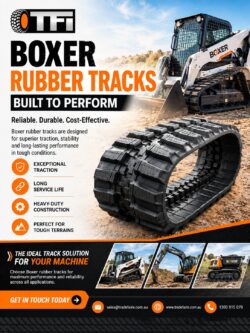 Boxer Rubber Tracks for Compact Machinery and Equipment
