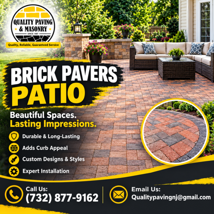 Brick Pavers Patio Ideas for Outdoor Spaces