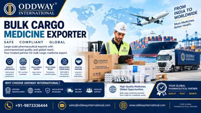 Bulk Cargo Medicine Exporter for USA Regulatory Compliance – Oddway