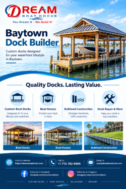 Build a Better Waterfront with a Baytown Dock Builder