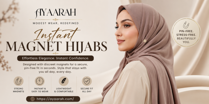 Effortless Elegance with Instant Magnet Hijabs