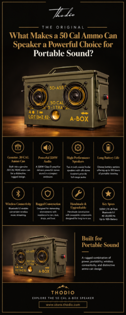 What Makes a 50 Cal Ammo Can Speaker a Powerful Choice for Portable Sound?