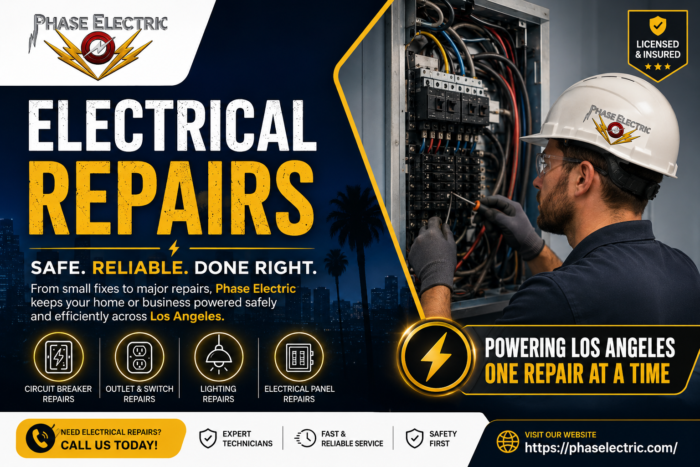 Professional Electrical Repairs in Los Angeles
