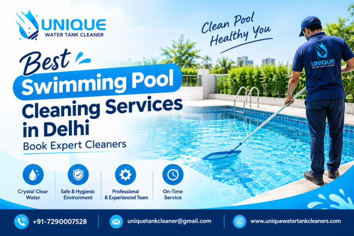 Best Swimming Pool Cleaning Services in Delhi – Book Expert Cleaners
