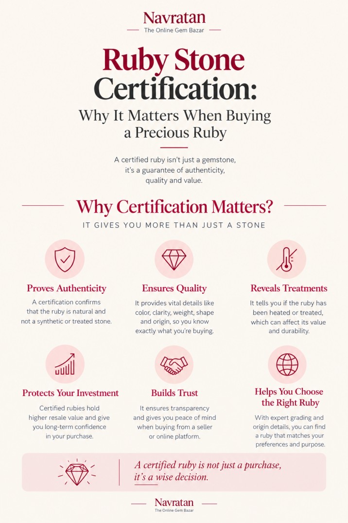 Ruby Stone Certification: Why It Matters When Buying a Precious Ruby