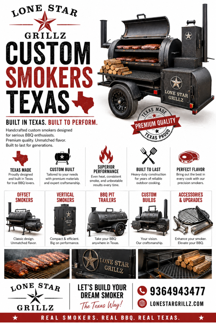 Choose Custom Smokers Texas for Powerful Smoking Performance