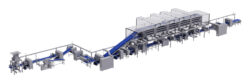 Ciabatta dough shaping line