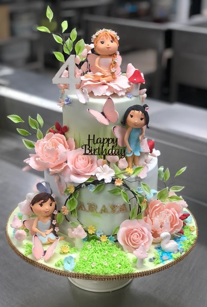 Custom Girl Birthday Cake Designs for Children
