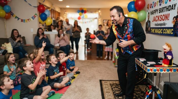 Birthday Party Magician Indianapolis – The Magic Comic