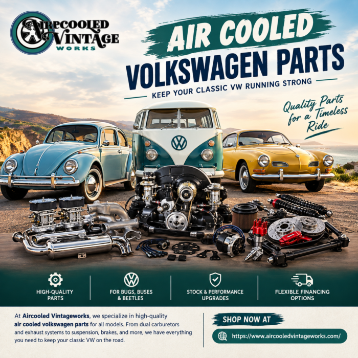 Air Cooled Volkswagen Parts: Quality for Classic VW Builds.