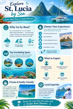 Explore St. Lucia by Sea: Scenic Boat Tours & Yacht Charters