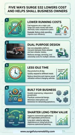 Five Ways Surge S32 Lowers Cost and Helps Small Business Owners