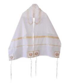 Four Mothers Tallit in Gold Girl’s Tallit Prayer Shawl