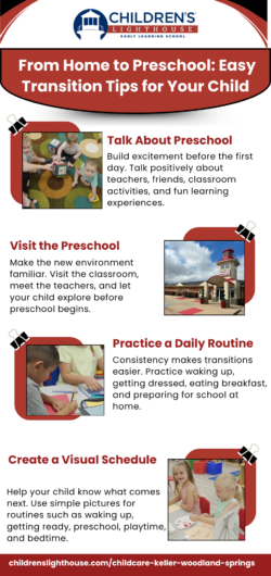 From Home to Preschool: Easy Transition Tips for Your Child